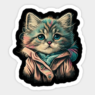 Cute Cat Sticker